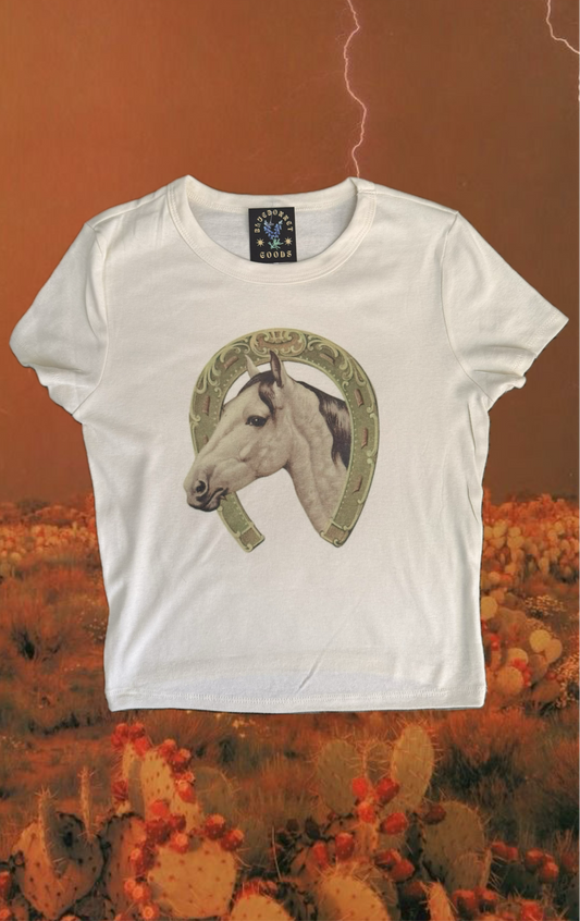 Horseshoe Baby Tee